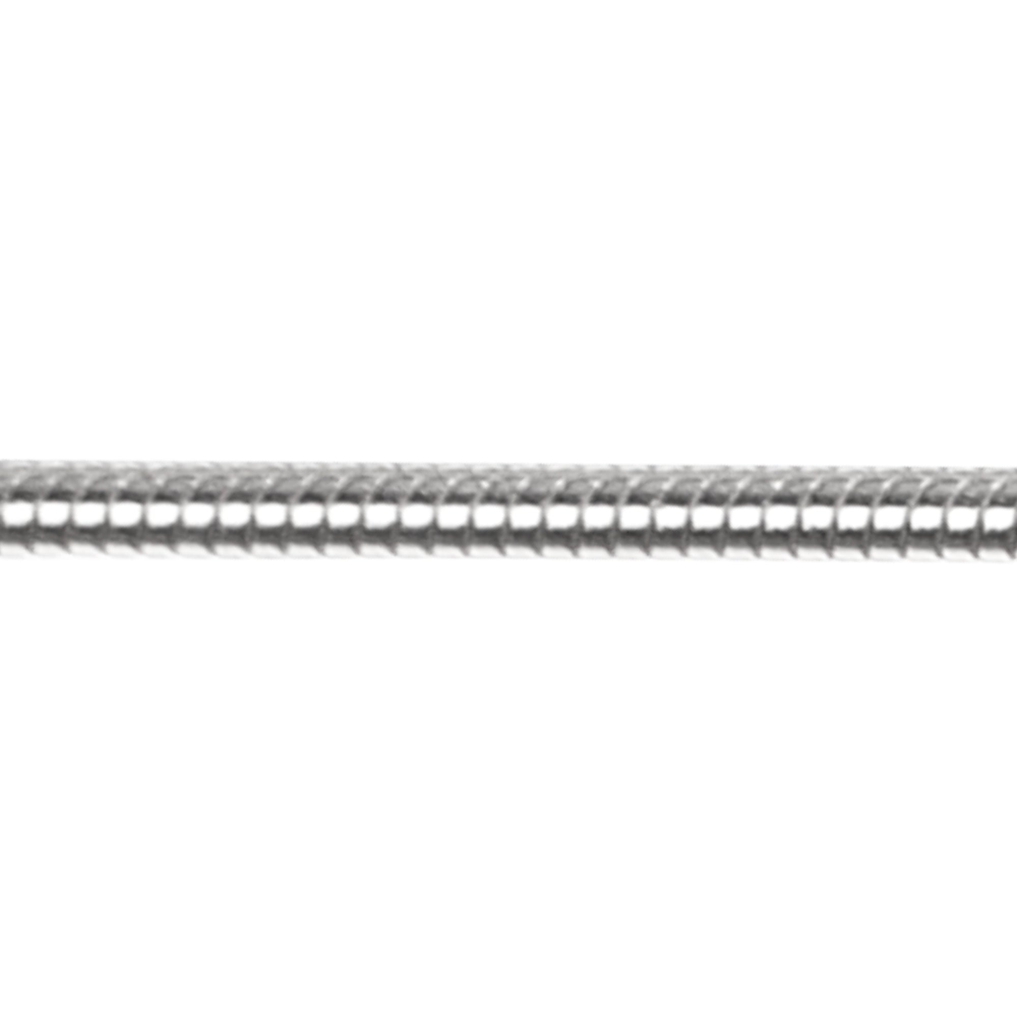 Pulsera serpiente plata 925 - Charm redondo - Purple Haze