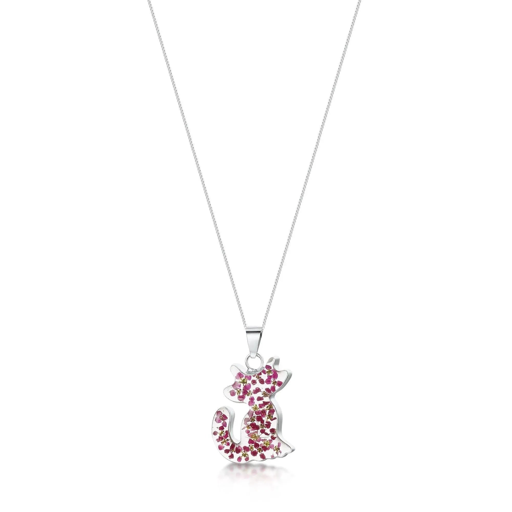 Collana Con Ciondolo Gatto In Argento Sterling 925 – Gioiello Elegante E Discreto, Regalo Per Lei