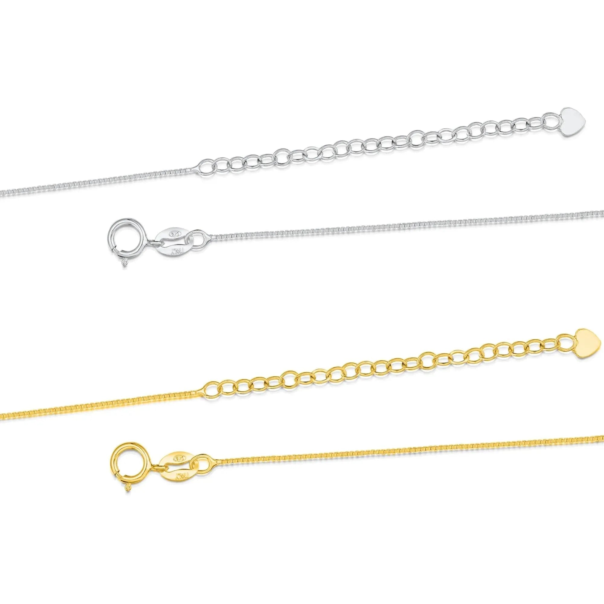 Forget me not necklace 'Leela' vertical bar pendant