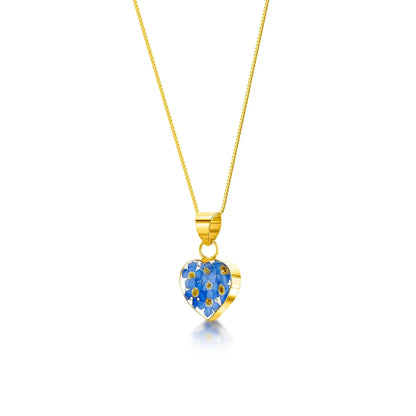 Ciondolo a cuore in argento sterling Non dimenticarmi - Regalo perfetto per la Festa della Mamma