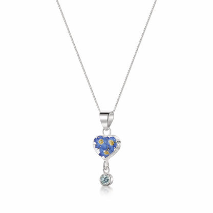 Shrieking Violet's Handmade Birthstone Necklaces: Nature's Beauty in Sterling Silver