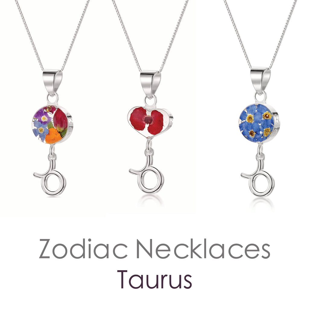 Taurus Star Sign Necklace Silver | Sterling Silver & Gold Vermeil Jewellery  | Unisex jewellery