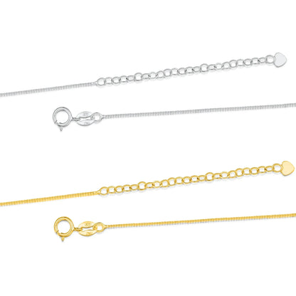 Collana con pendente a cuore piccolo in argento sterling con fiori misti veri