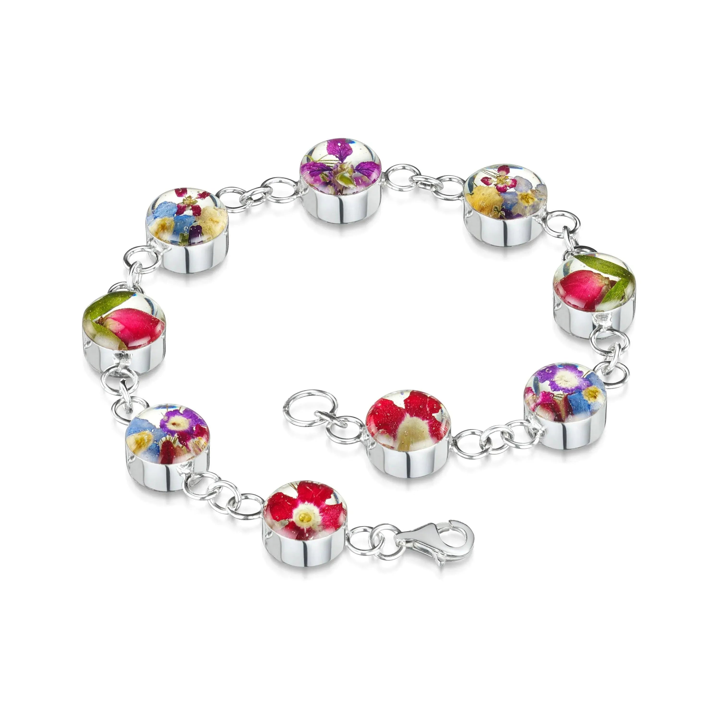 Bracciale in argento - Papavero - Cuore di Shrieking Violet® - Italia Bracciale in argento - Papavero - Cuore di Shrieking Violet® - Italia