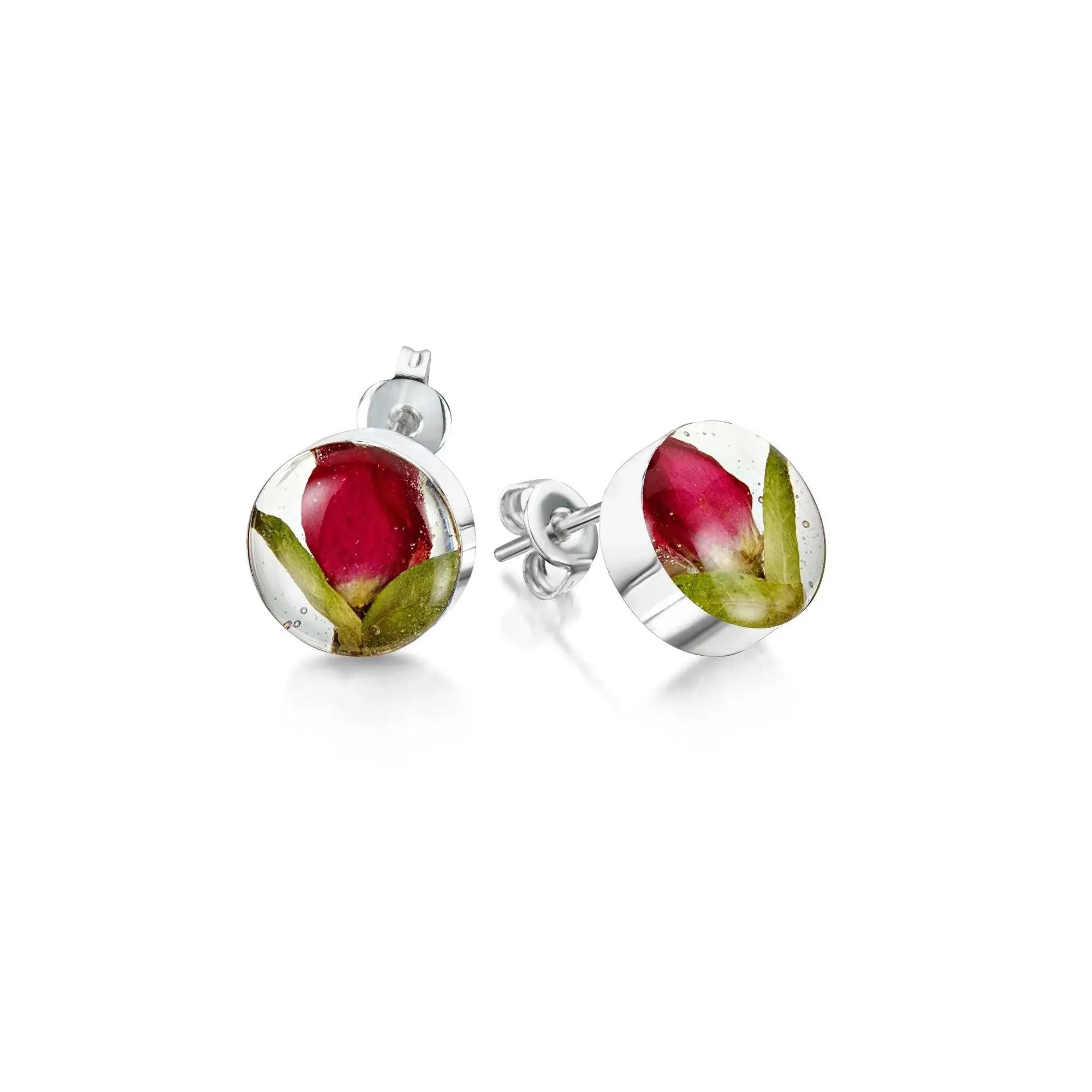 Orecchini in Argento: Rosa - Orecchini Orecchini in Argento: Rosa - Orecchini