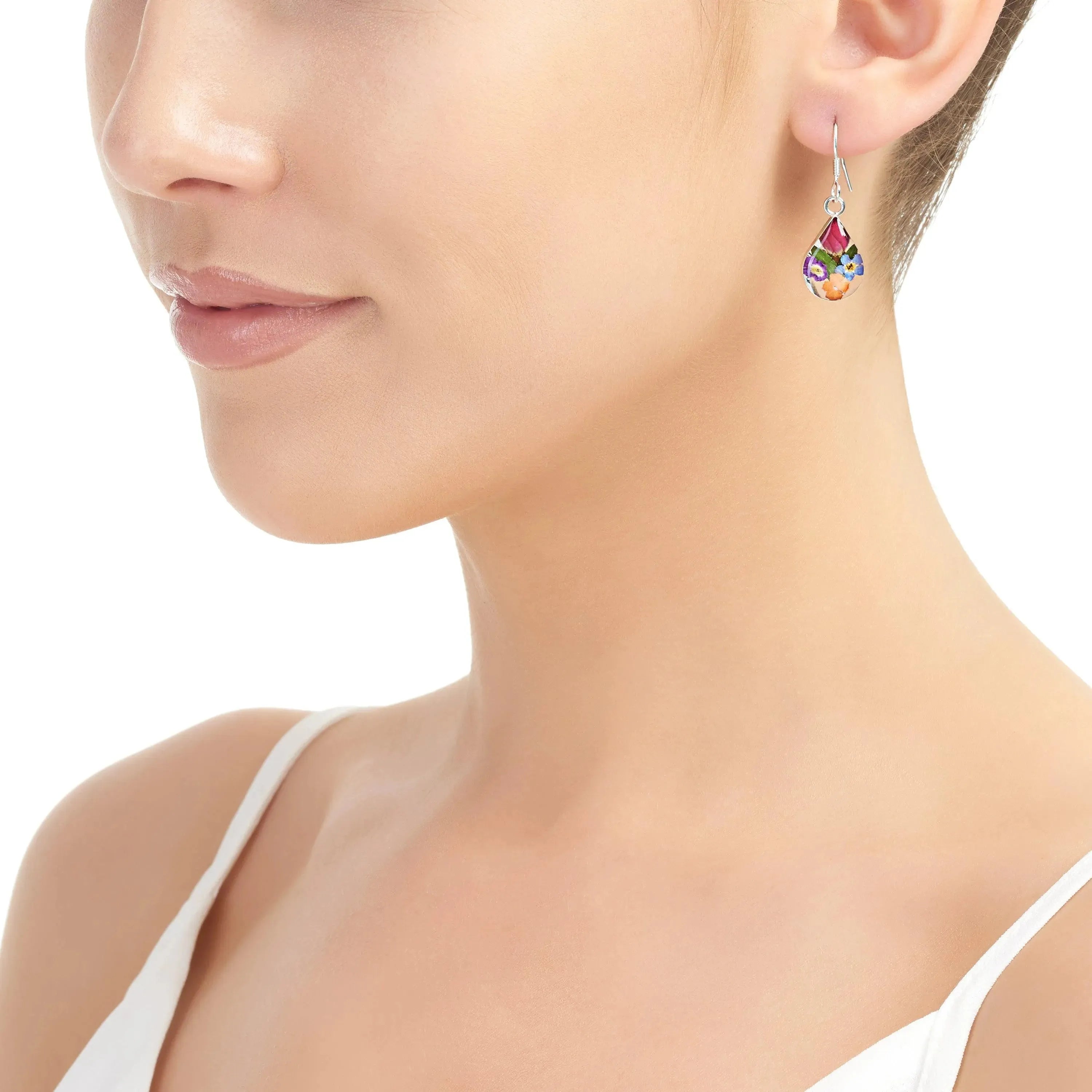 Shrieking violet forget me not earrings Clearance